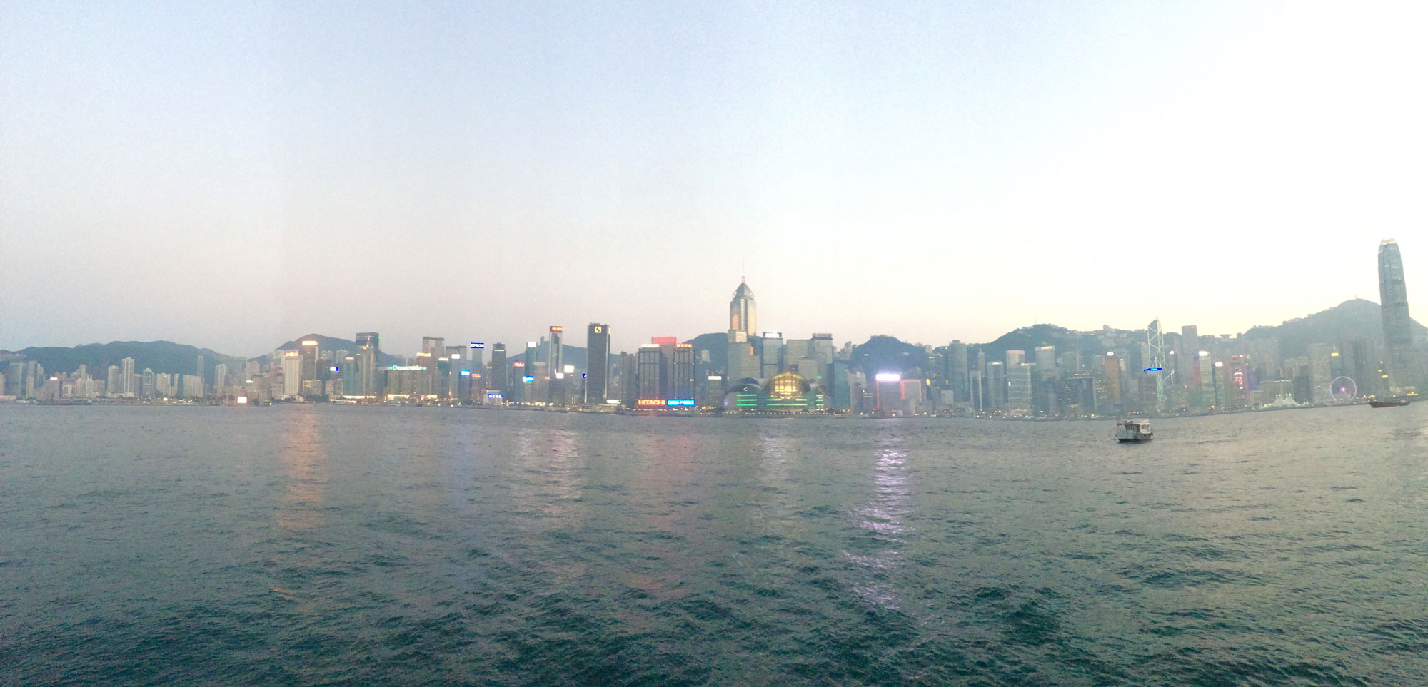 Victoria Harbor from the Avenue of Stars