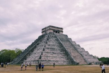 El Castillo pyramid at Chichen Itza Mexico