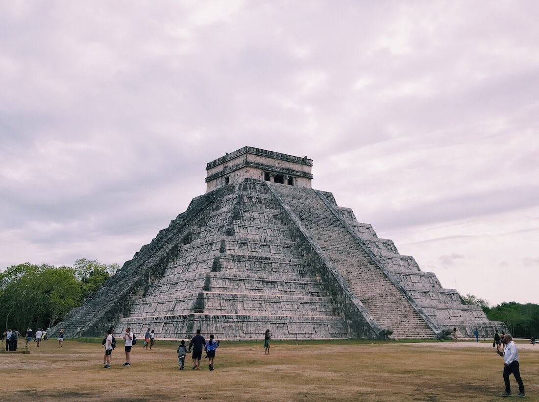 El Castillo pyramid at Chichen Itza Mexico