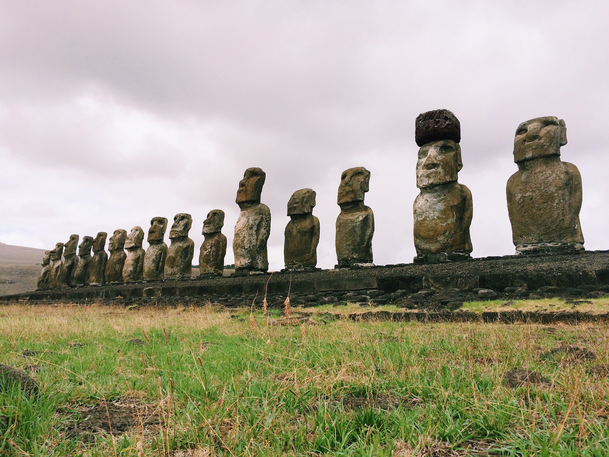moai statues on Easter Island