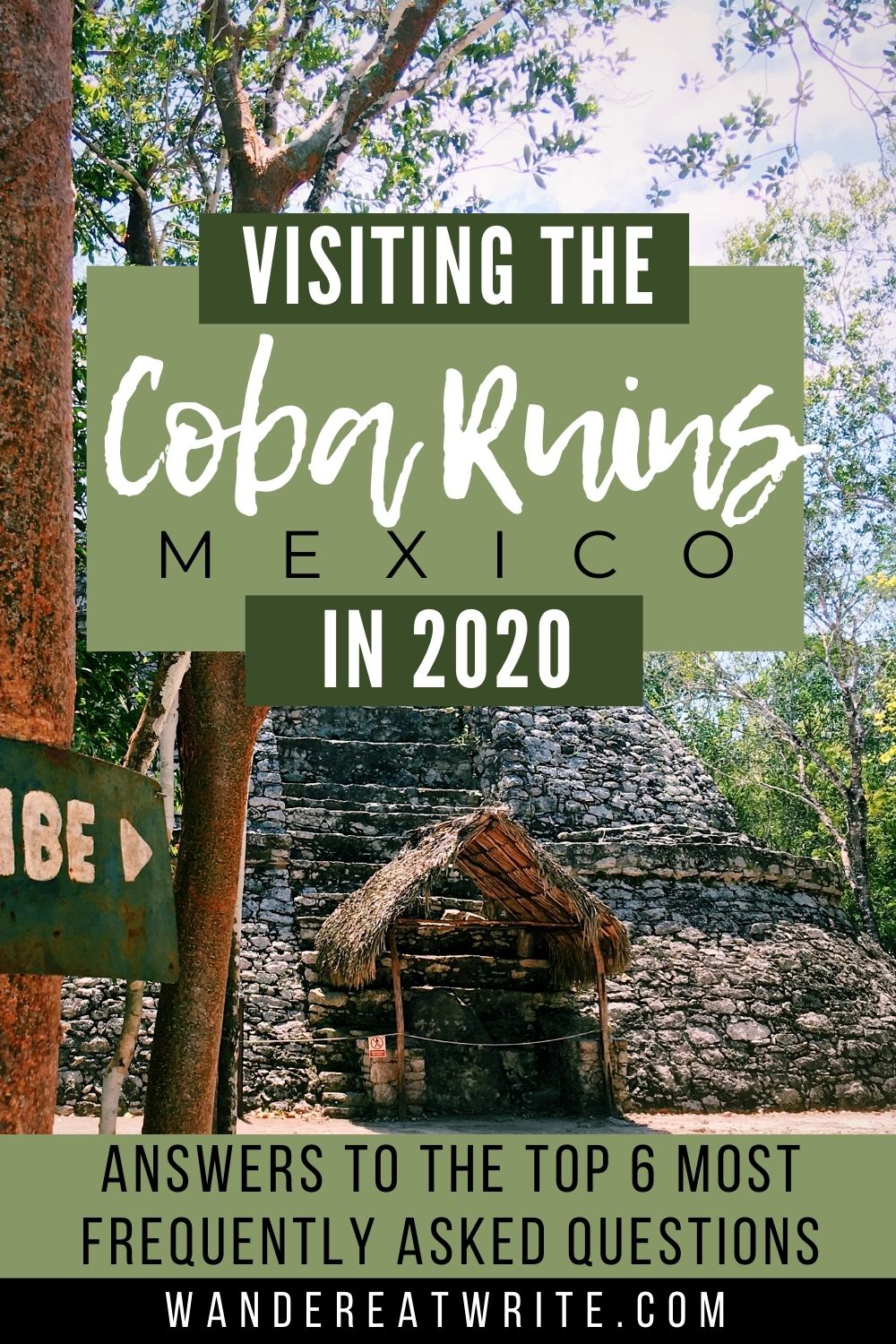 Visiting the Coba Ruins in 2020
