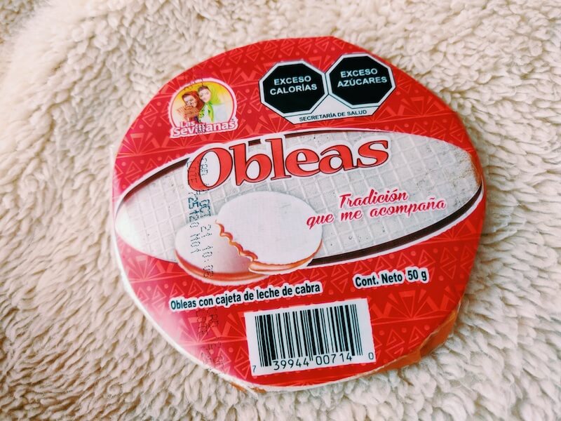 obleas mexican wafer