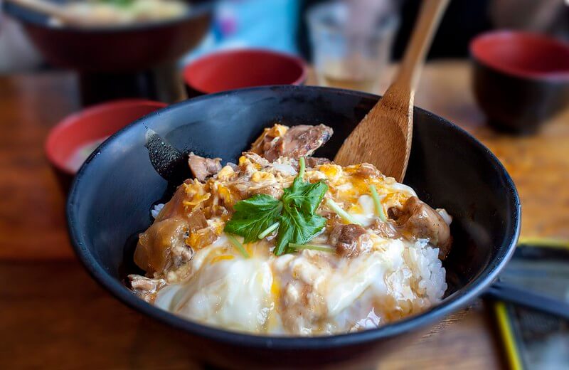 oyakodon rice bowl