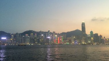 Victoria Harbor from the Avenue of Stars