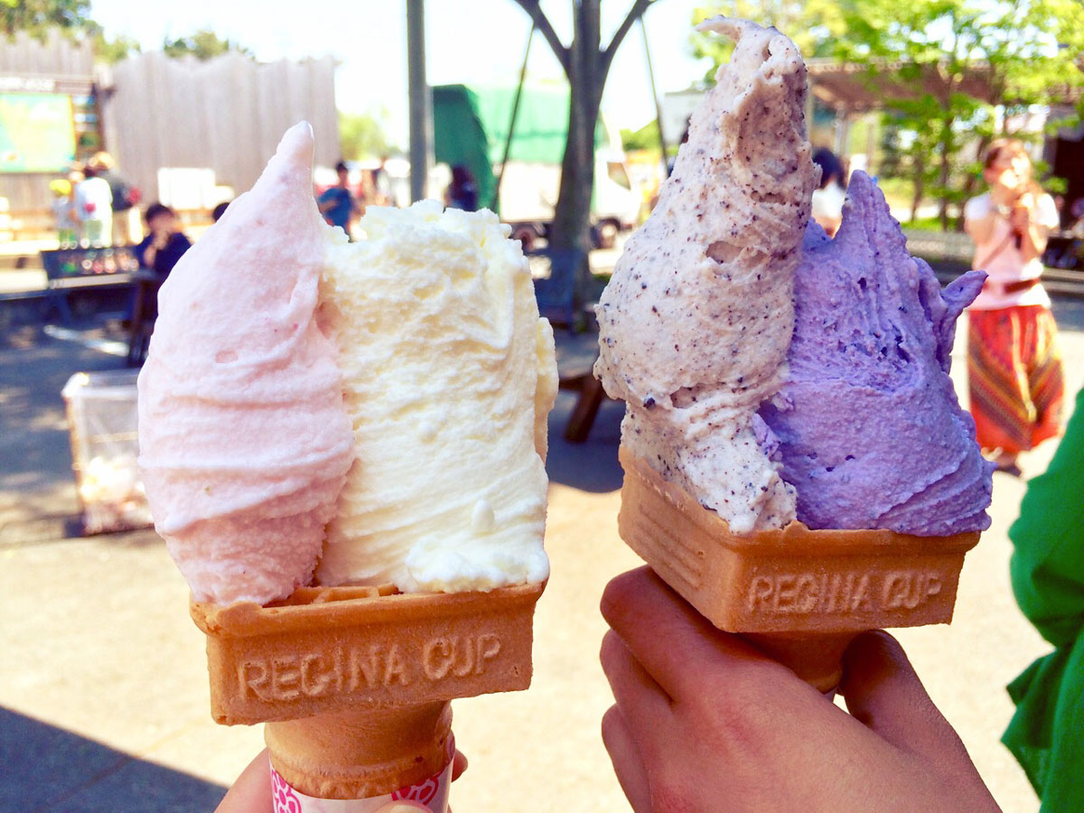 double scoop ice cream