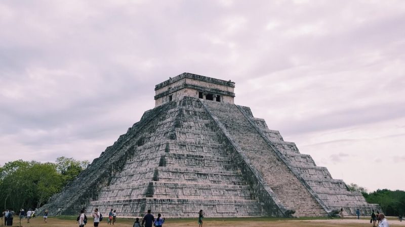 El Castillo pyramid at Chichen Itza Mexico