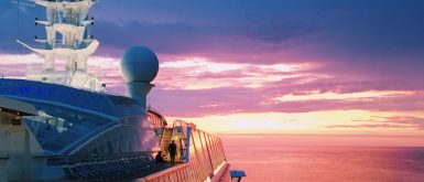 Sunset from Royal Caribbean's Serenade of the Seas
