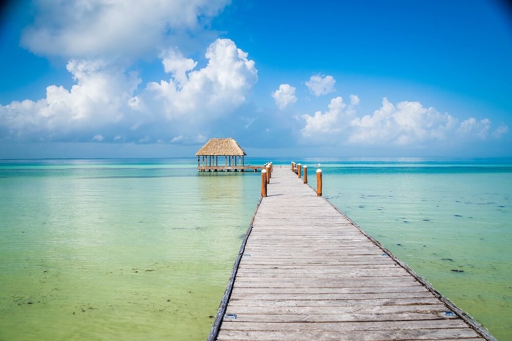 Pier at Holbox, Mexico