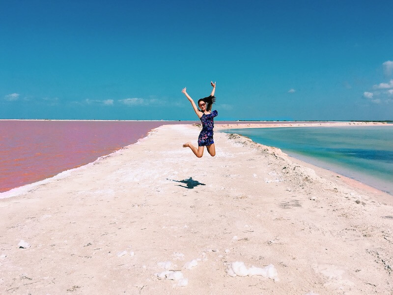 Las Coloradas in Rio Lagartos, Mexico