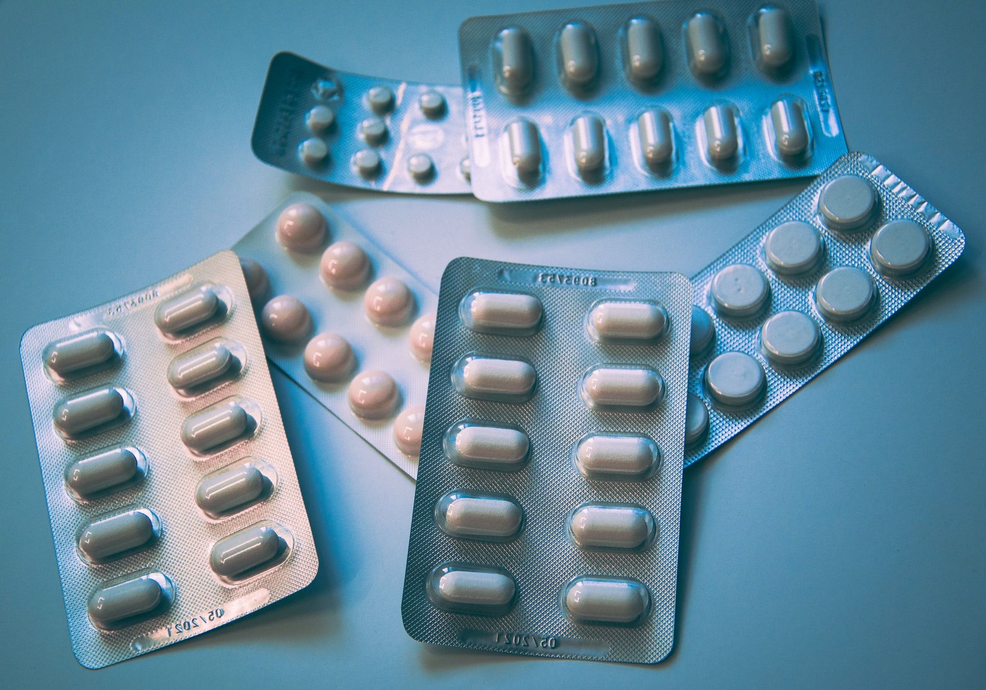 blister packs of medication