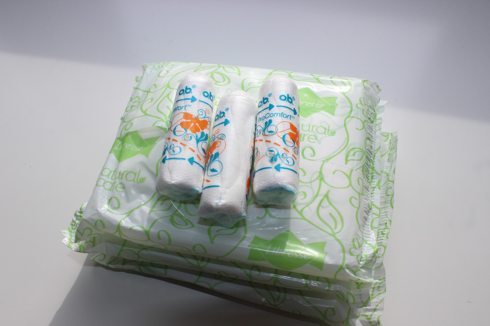 tampons and pads