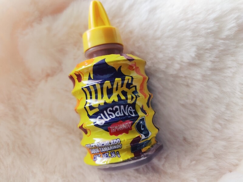 Mexican candy condiment Lucas Gusano Tamarindo