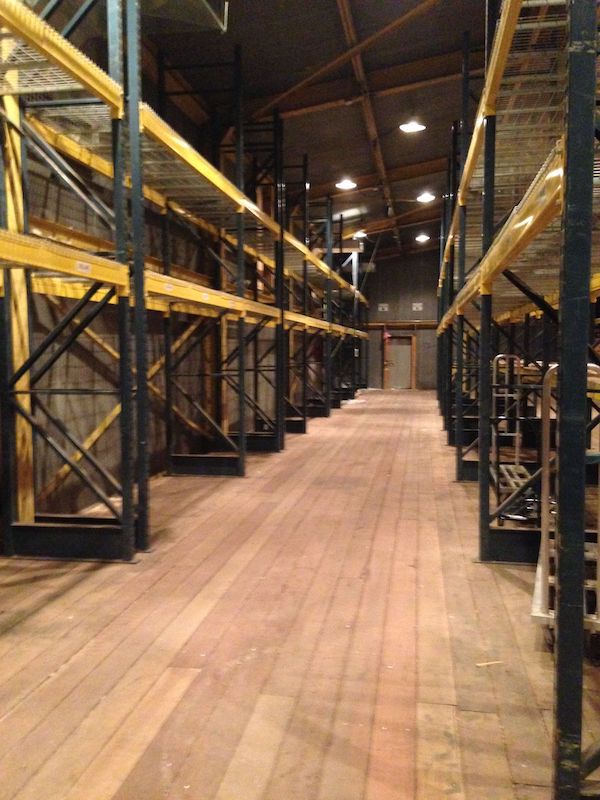 empty storage facility
